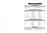 English Worksheet: Review Music: What Do You Think?