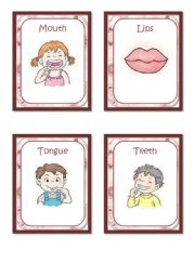 Parts of the body - flashcards (2/2)