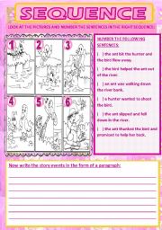 English Worksheet: sequence #2