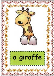 English Worksheet: ANIMAL FLASHCARDS_PART 2 :-)