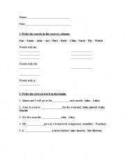 English Worksheet: Test