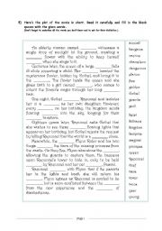 English Worksheet: Tangled, the Movie ::: Worksheet # 3