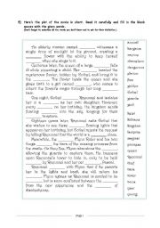 Tangled, the Movie ::: Worksheet # 3