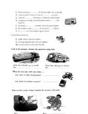 English worksheet: Vocabulary test