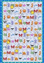 English Worksheet: Under the sea - snakes and ladders