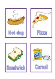 English Worksheet: Food Part 3