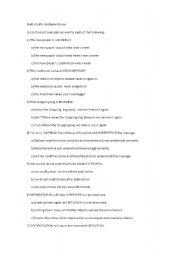 English Worksheet: Word formation