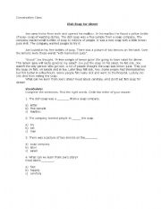 English worksheet: Dish soap for dish