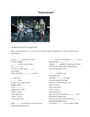 English Worksheet: Determinate - Lemonade Mouth