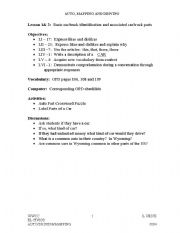 English Worksheet: car element