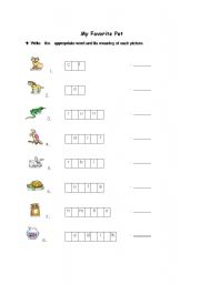 English Worksheet: word puzzle