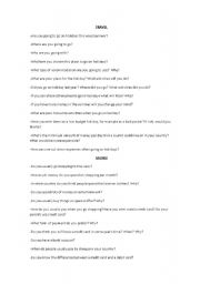 English Worksheet: Useful questions for differente subject areas
