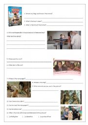 English worksheet: Diamond Dog - Movie