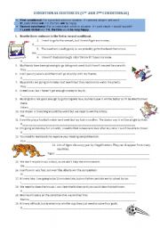 CONDITIONAL SENTENCES (1ST AND 2ND CONDITIONAL)