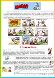 English Worksheet: Hagar - The Horrible