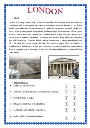English Worksheet: LONDON
