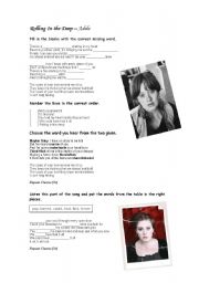 English Worksheet: Rolling in the Deep - Adele