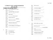 English Worksheet: english examination for 4th grade school