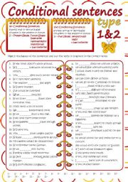 conditional clauses-type 1 - ESL worksheet by anamatos