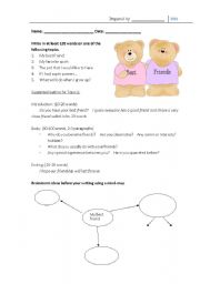 English worksheet: Writing task My Best Friend