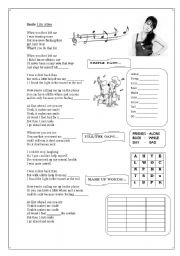 English Worksheet: SMILE Lily ALLEN