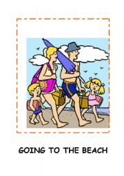 English Worksheet: SUMMER FUN.FLASHCARDS WITH ACTIVITIES.4 FLASHCARDS