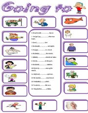 English Worksheet: GOING TO