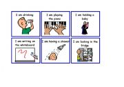 English Worksheet: Charades flashcards - Present Continuous