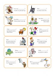 English Worksheet: present simple