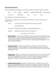 English Worksheet: reading