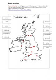 The British Isles Map