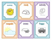 English Worksheet: weather