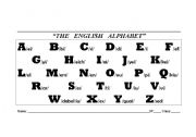 English Worksheet: English Alphabet