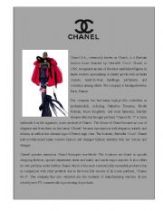 English Worksheet: Designer Label 6 ( Chanel)