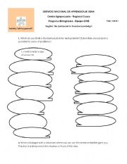 English Worksheet: Dialogues