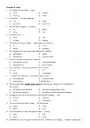 English Worksheet: Grammar and Usage