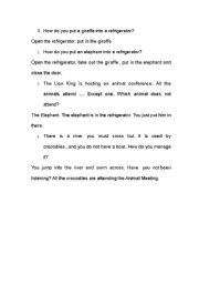 English Worksheet: quiz