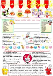 English Worksheet: Welcome to Gina�s