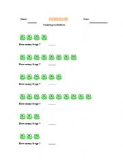English Worksheet: Counting Numbers