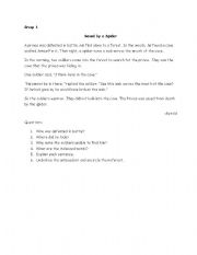 English worksheet: Pronoun-Antecedent Worksheet