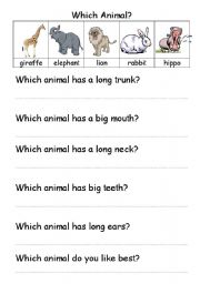 Which animal