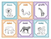 English Worksheet: wild animals