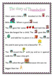 THE STORY OF THUMBELINA