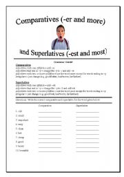 Comparative and superlative 