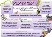 Reading genres: Non-Fiction 