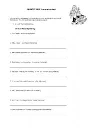 English Worksheet: Causative have