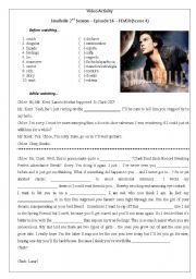 English Worksheet: Video Activity SMALLVILLE Season 2 Episode 16 Scene 4