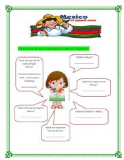 English Worksheet: WELCOME TO MEXICO!