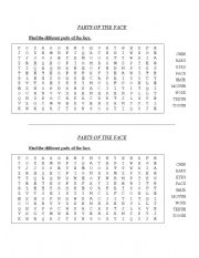 English Worksheet: WORDSEARCH