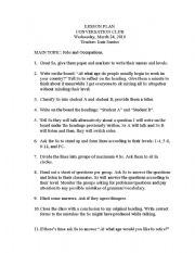 English Worksheet: conversation